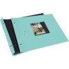 Goldbuch Álbum de rosca Bella Vista aqua 30x25 cm 40 páginas negras