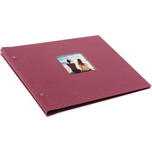 Goldbuch Álbum de rosca Bella Vista fucsia 30x25 cm 40 páginas negras