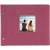 Goldbuch Álbum de rosca Bella Vista fucsia 30x25 cm 40 páginas negras