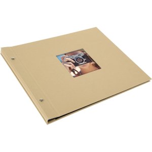 Goldbuch Álbum de rosca Bella Vista Trend arena 39x31 cm 40 páginas negras