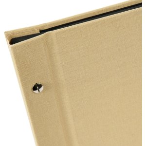 Goldbuch Álbum de rosca Bella Vista Trend arena 39x31 cm 40 páginas negras
