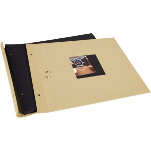 Goldbuch Álbum de rosca Bella Vista Trend arena 39x31 cm 40 páginas negras