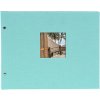 Goldbuch Álbum de rosca Bella Vista Trend aqua 39x31 cm 40 páginas negras