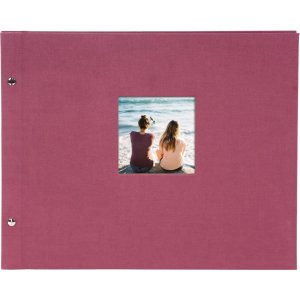 Goldbuch Álbum de rosca Bella Vista fucsia 39x31 cm 40 páginas negras