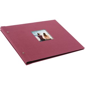 Goldbuch Álbum de rosca Bella Vista fucsia 39x31 cm 40 páginas negras