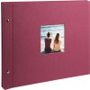 Goldbuch Álbum de rosca Bella Vista fucsia 39x31 cm 40 páginas negras