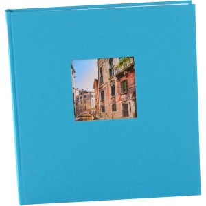 Goldbuch Álbum de Fotos Bella Vista 25x25 cm Cubierta de Lino 60 Páginas Blancas