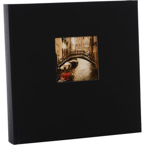 Goldbuch Álbum de Fotos Bella Vista 25x25 cm Cubierta de Lino 60 Páginas Blancas