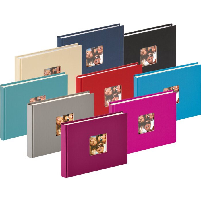 Walther Álbum pequeño Fun 22x16 cm Álbum de fotos 40 páginas blancas