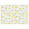 Papel de regalo Heads up blanco 50x70 cm