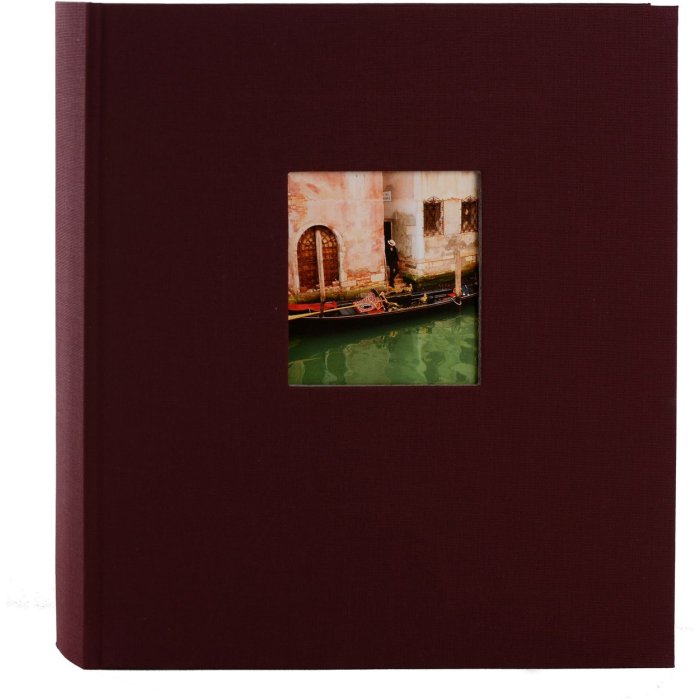 Goldbuch Álbum de Fotos Bella Vista burdeos 30x31 cm 60 páginas negras