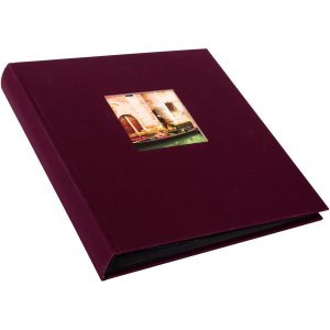 Goldbuch Álbum de Fotos Bella Vista burdeos 30x31 cm 60 páginas negras