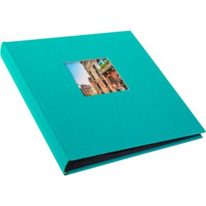 Goldbuch Álbum de Fotos Bella Vista turquesa 30x31 cm 60 páginas negras