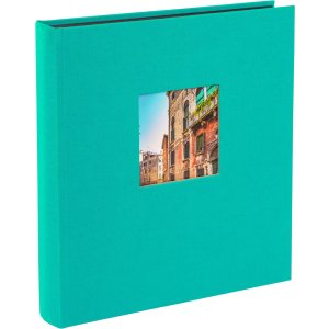 Goldbuch Álbum de Fotos Bella Vista turquesa 30x31 cm 60 páginas negras