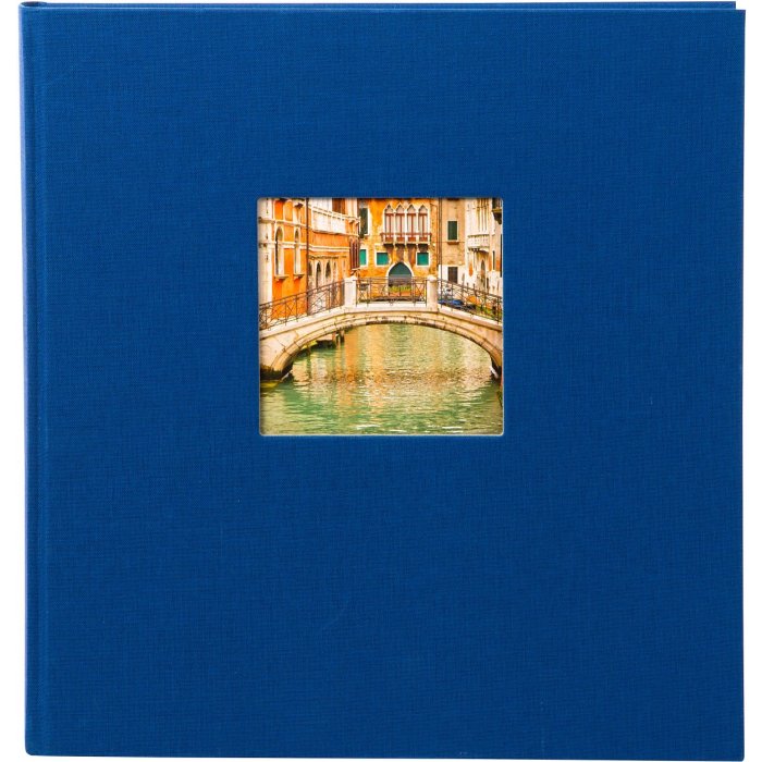 Goldbuch Álbum de Fotos Bella Vista azul 30x31 cm 60 páginas negras