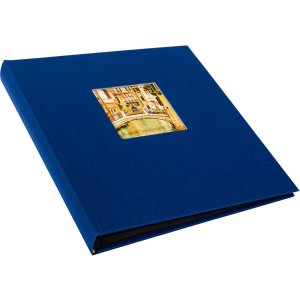 Goldbuch Álbum de Fotos Bella Vista azul 30x31 cm 60 páginas negras