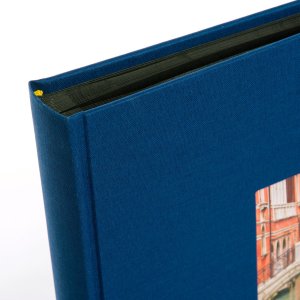 Goldbuch Álbum de Fotos Bella Vista azul 30x31 cm 60 páginas negras