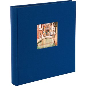Goldbuch Álbum de Fotos Bella Vista azul 30x31 cm 60 páginas negras