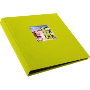 Goldbuch Álbum de Fotos Bella Vista verde 30x31 cm 60 páginas negras