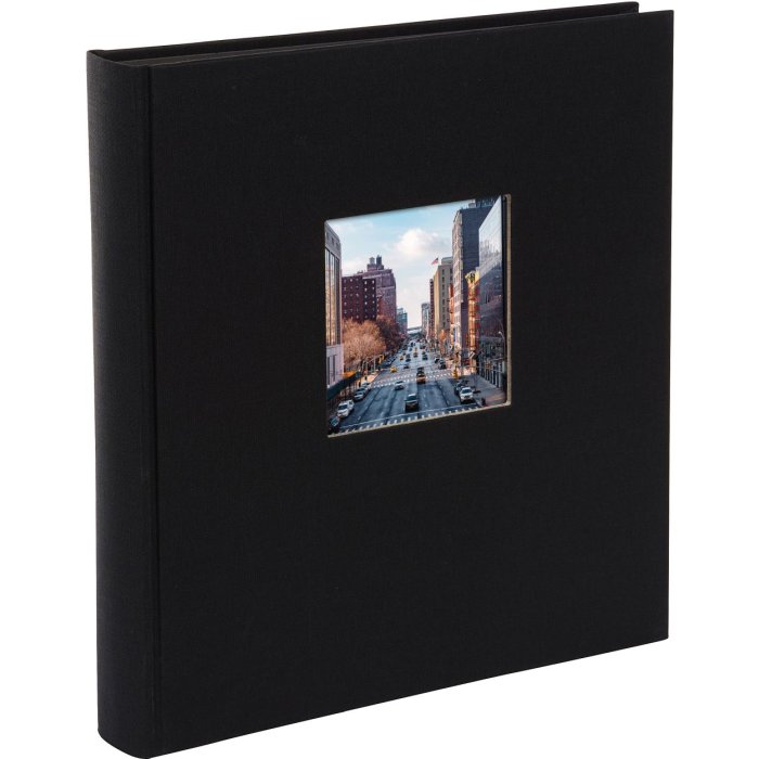 Goldbuch Álbum de Fotos Bella Vista negro 30x31 cm 60 páginas negras