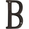Letras de hierro fundido 13 cm A-Z y &