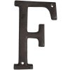 Letras de hierro fundido 13 cm A-Z y &