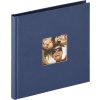Álbum de fotos Walther Design Fun azul 18x18 cm 30 páginas negro