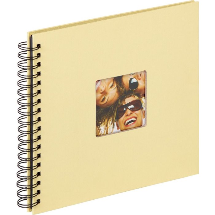 Walther Álbum espiral Fun crema 26x25 cm 40 páginas negras