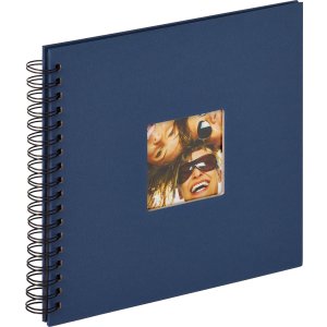 Walther Álbum espiral Fun azul 26x25 cm 40...