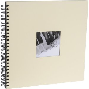 HNFD Álbum espiral Khari 33x33 cm 50 páginas blancas o negras