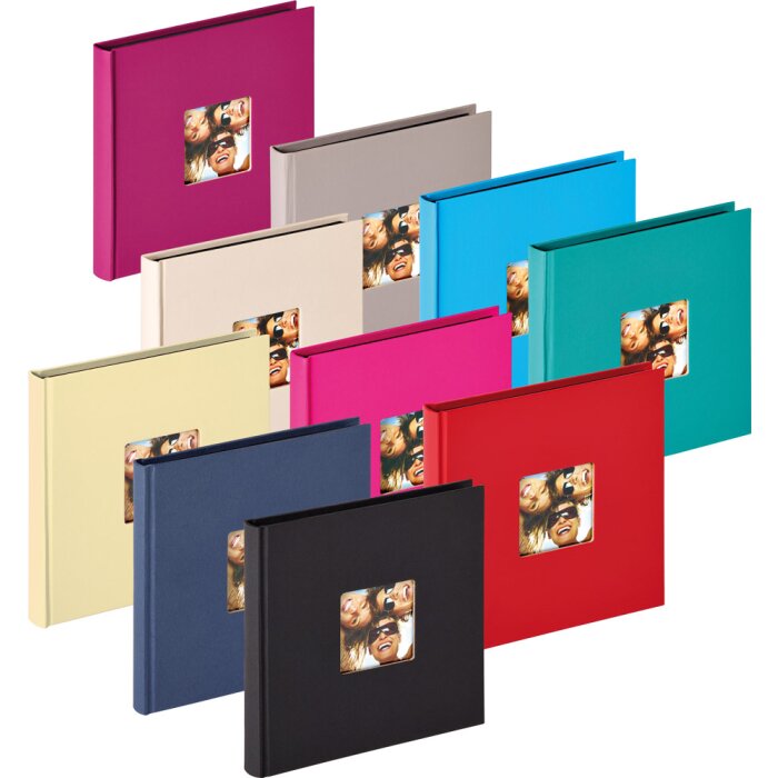 Walther Álbum pequeño FUN 18x18 cm 30 páginas negro