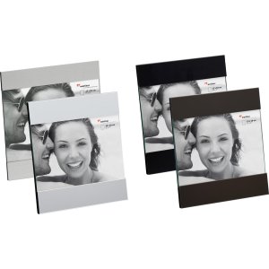Marco de fotos AVA negro y plata 10x15 cm, 13x18 cm y...