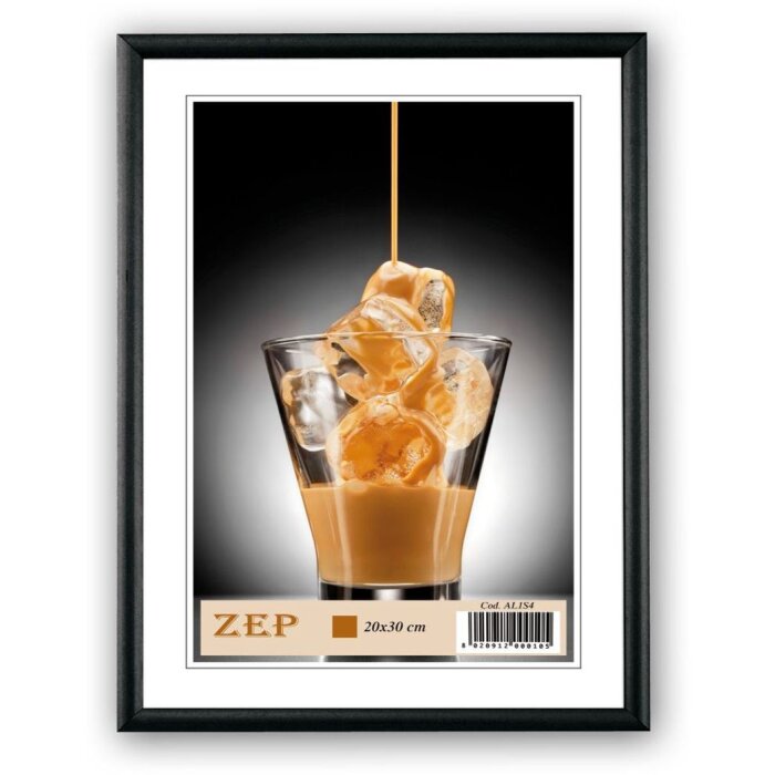 ZEP Marco de aluminio Burpali 10x15 cm negro