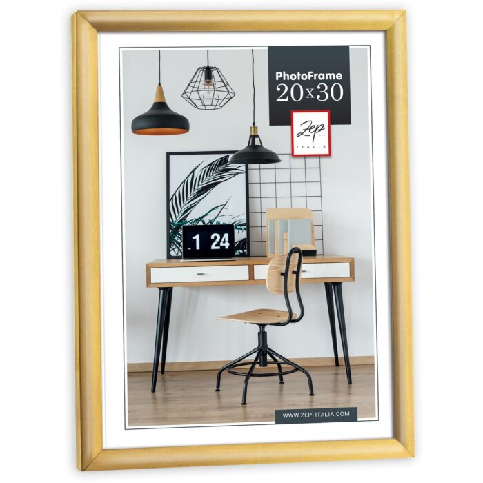 ZEP Marco de plástico New Easy 30x40 cm dorado