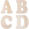 Letras de madera de la A a la Z 11 cm