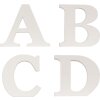 Clayre & Eef Letras de la A a la Z MDF Altura 8 cm