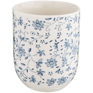 6CEMU0012 Taza Clayre Eef Flores Azules - azul