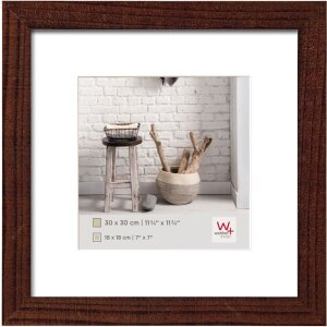 Marco de madera 40x40 cm HOME nogal