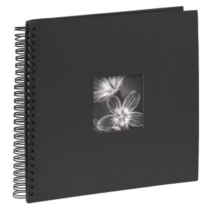 Álbum espiral Hama Fine Art 3 tamaños 50 páginas negro