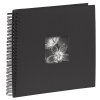 Álbum espiral Hama Fine Art 3 tamaños 50 páginas negro