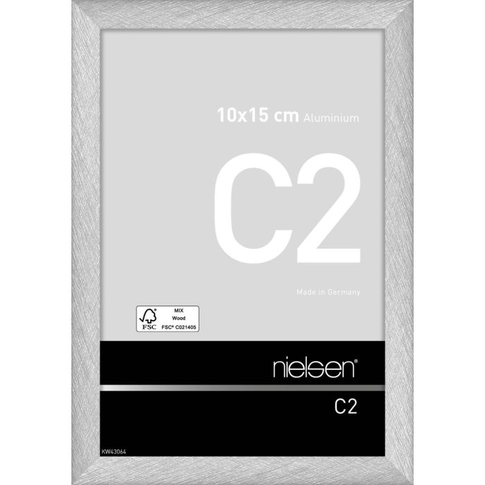 Marco de aluminio Nielsen C2 10x15 cm reflex plata