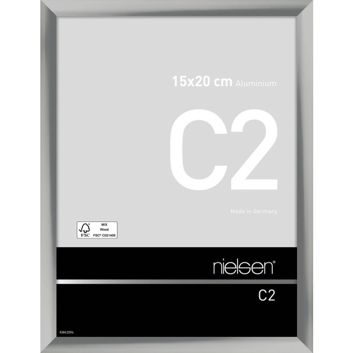 Marco de aluminio Nielsen C2 15x20 cm plata