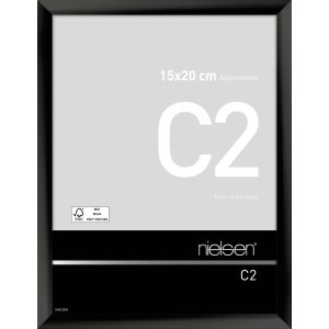 Marco de aluminio Nielsen C2 15x20 cm anodizado negro...
