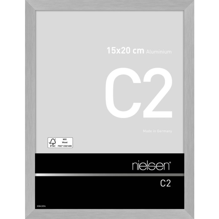 Nielsen Marco de aluminio C2 15x20 cm estructura plata mate
