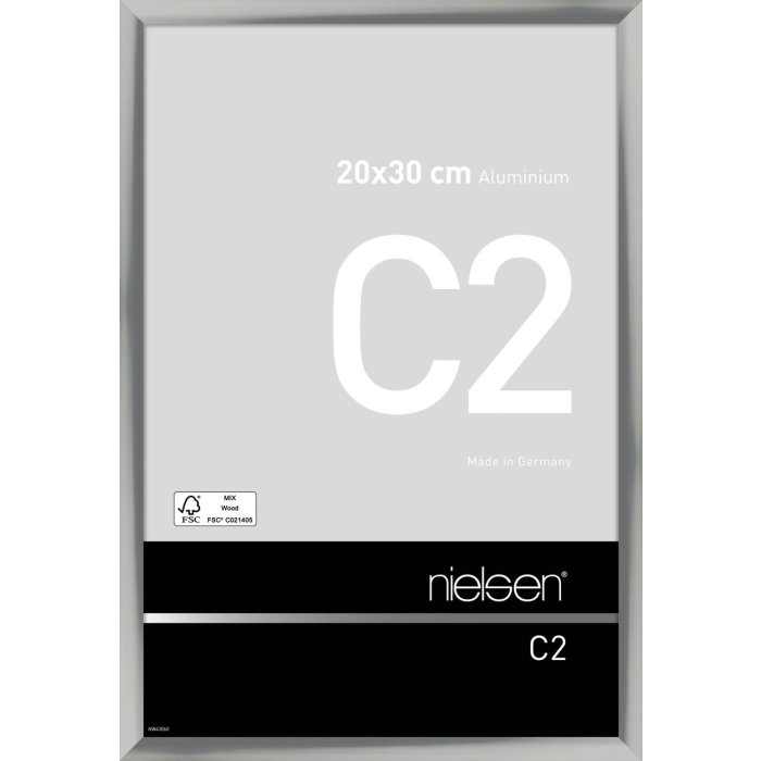 Marco de aluminio Nielsen C2 20x30 cm plata
