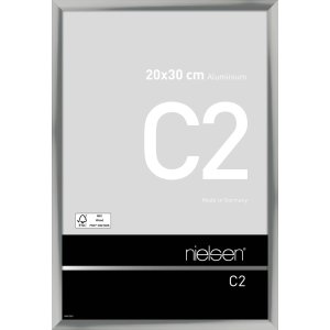 Marco de aluminio Nielsen C2 20x30 cm plata