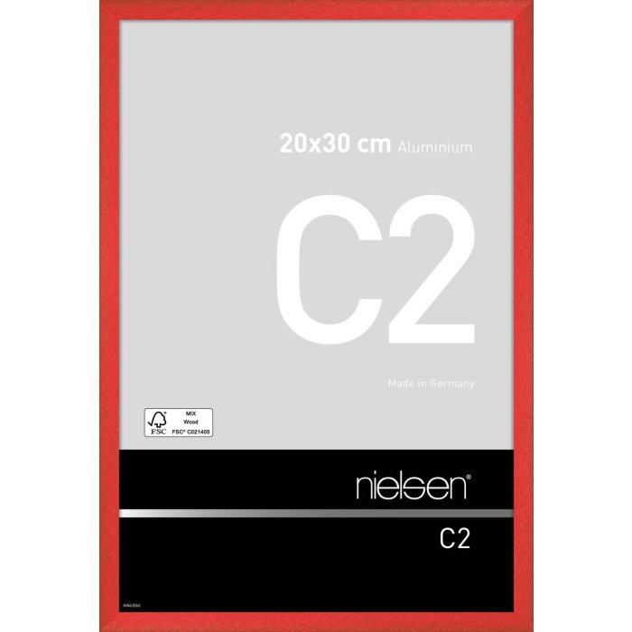 Nielsen Marco de aluminio C2 20x30 cm tornado rojo
