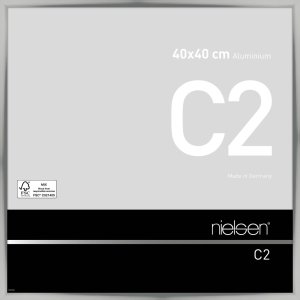 Marco de aluminio Nielsen C2 40x40 cm plata