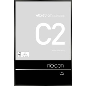 Marco de aluminio Nielsen C2 40x60 cm anodizado negro...