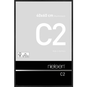 Nielsen Marco de aluminio C2 40x60 cm negro mate